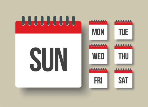 featured image of weekday names in english