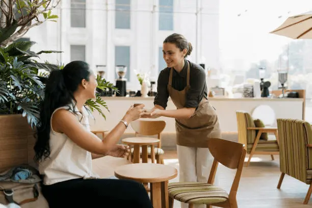 image of two women using shall and will in a conversation