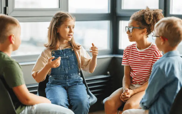 featured image of kids using must and have to in their conversation